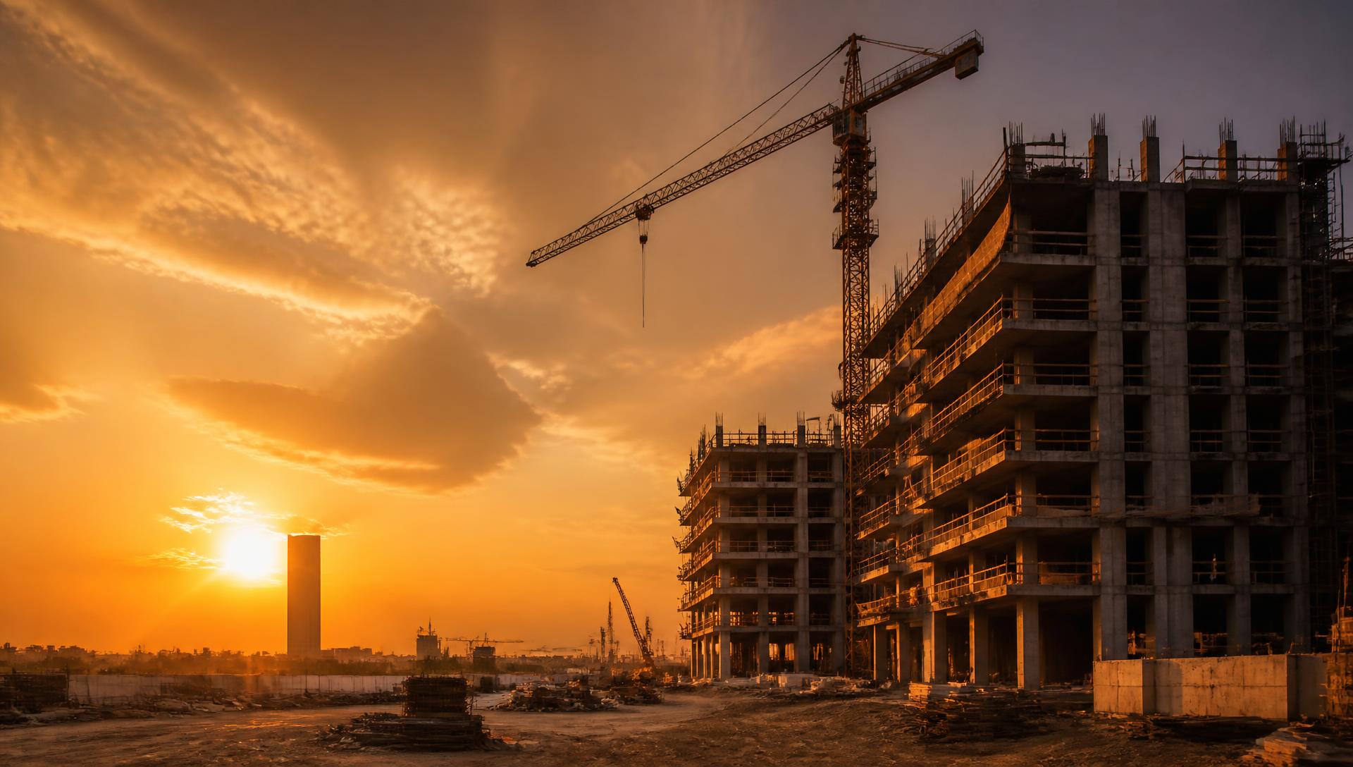 موقع إنشاءات لشركة محور التعمير في المملكة العربية السعودية